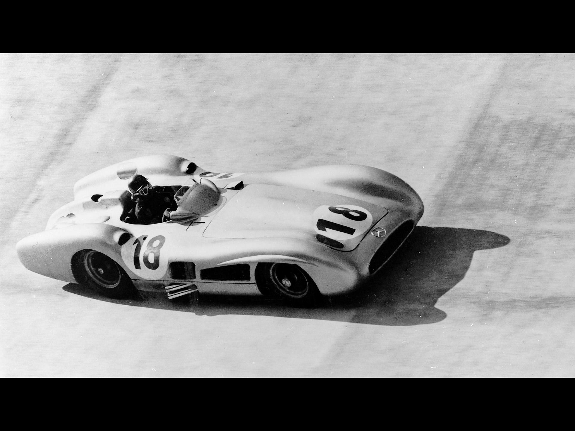 Mercedes Benz And Juan Manuel Fangio Italian Grand Prix