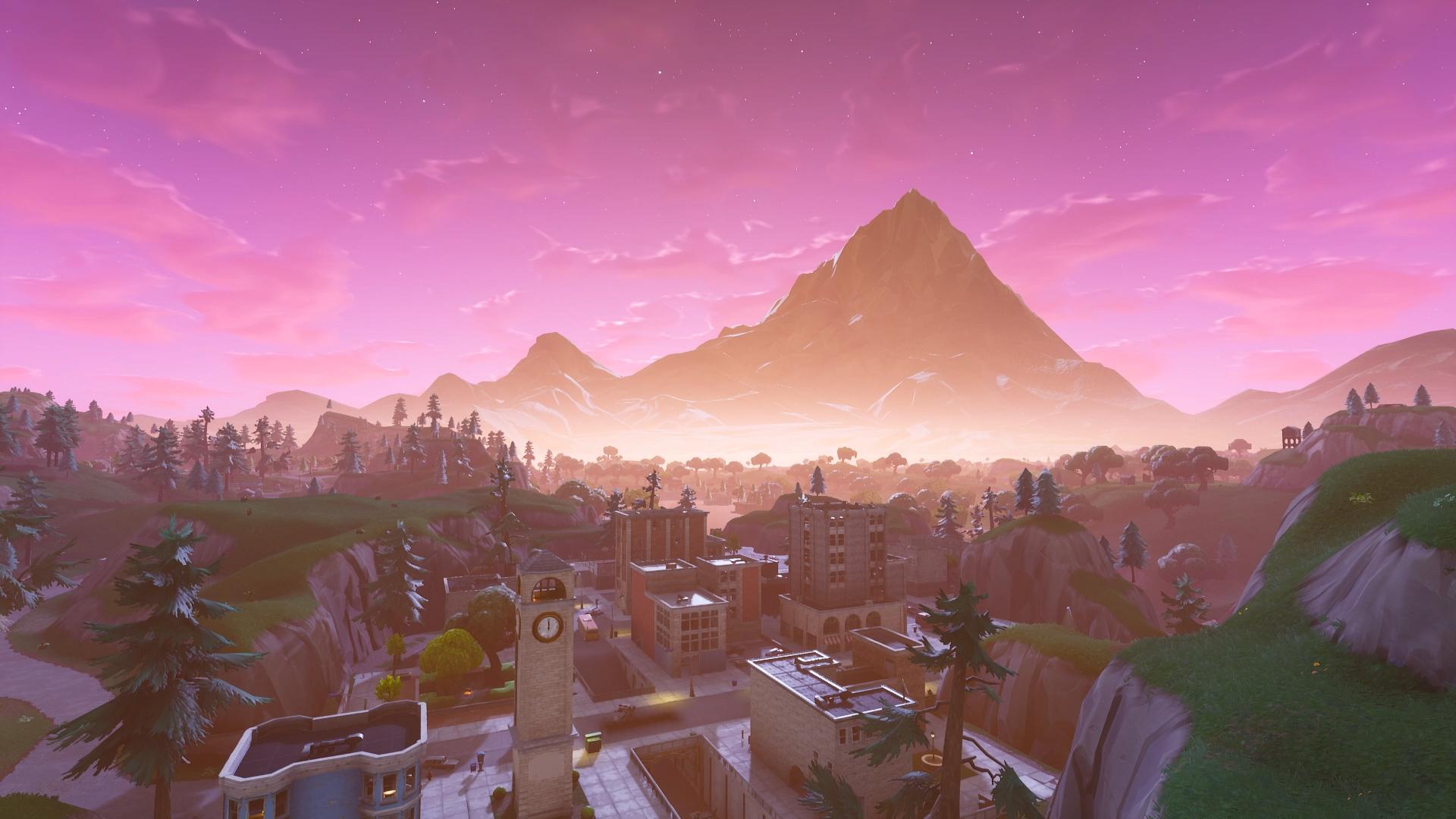 Tilted Towers Background