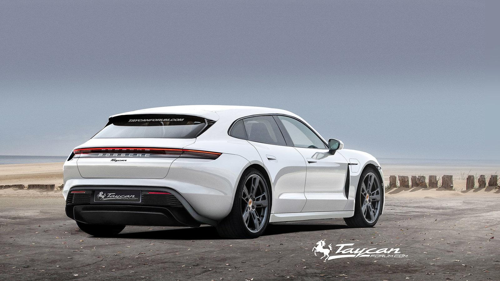 Here's what the Taycan Targa and Sport Turismo versions could look