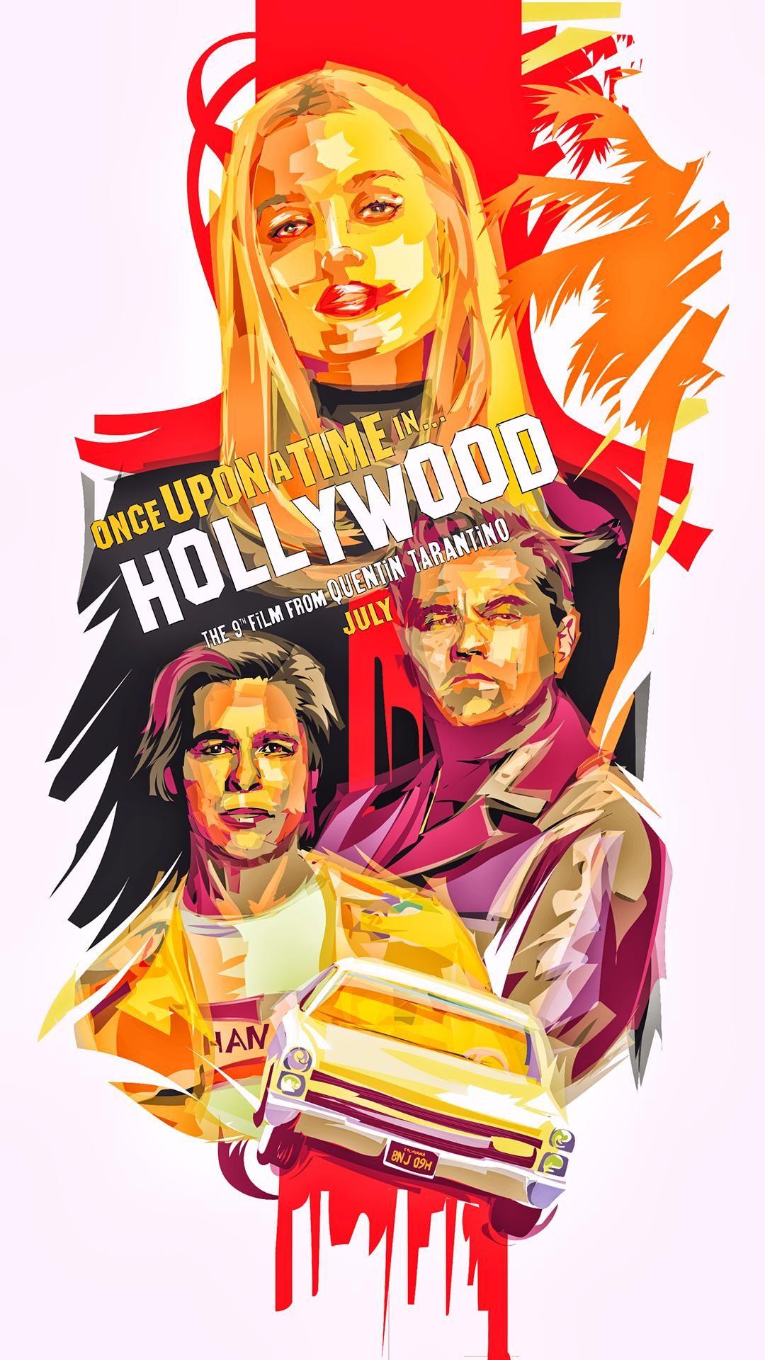 Once Upon A Time In Hollywood (2019) [1080 x 1920]. Movie Poster en
