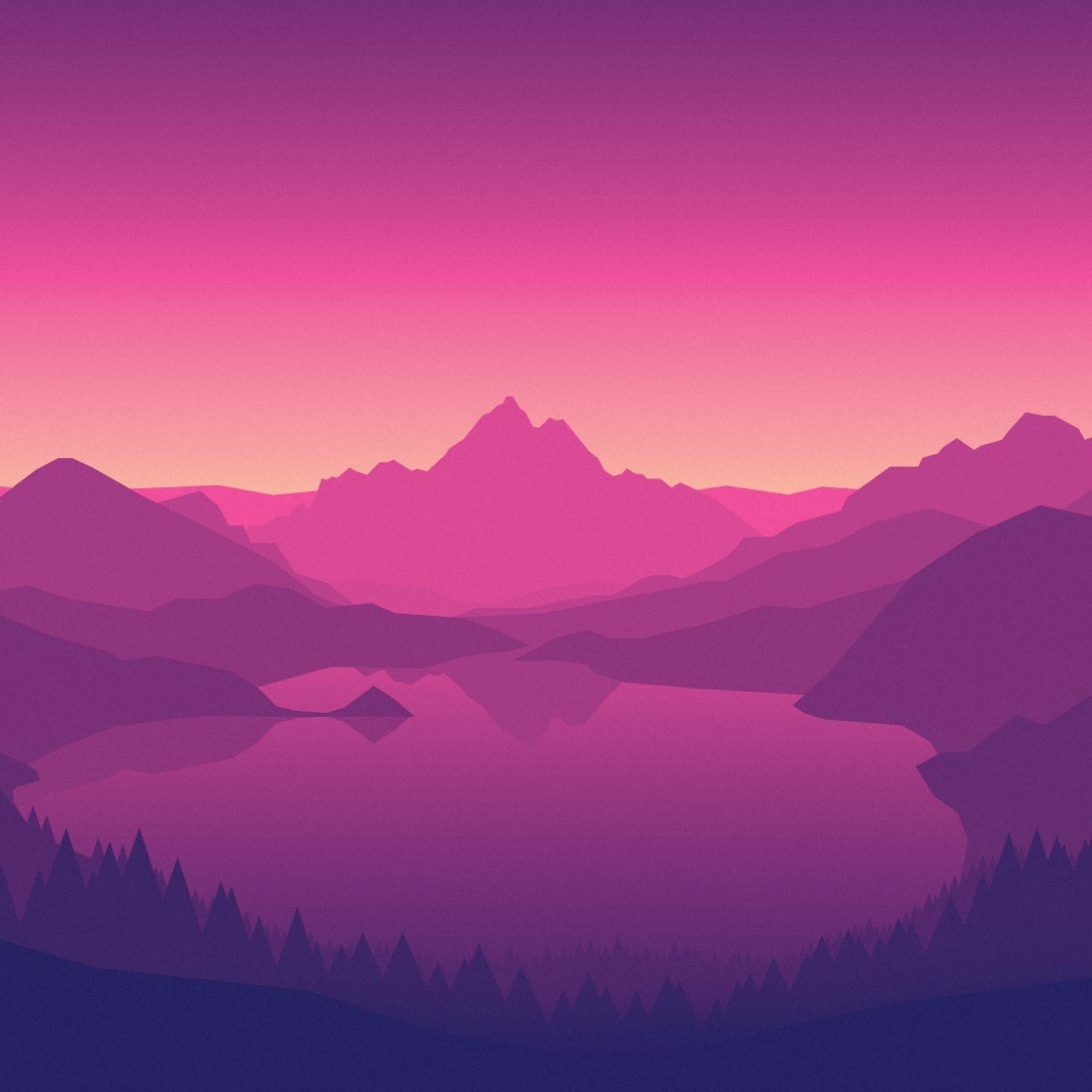 Download Firewatch Video Games Mountains Apple iPad Air wallpaper