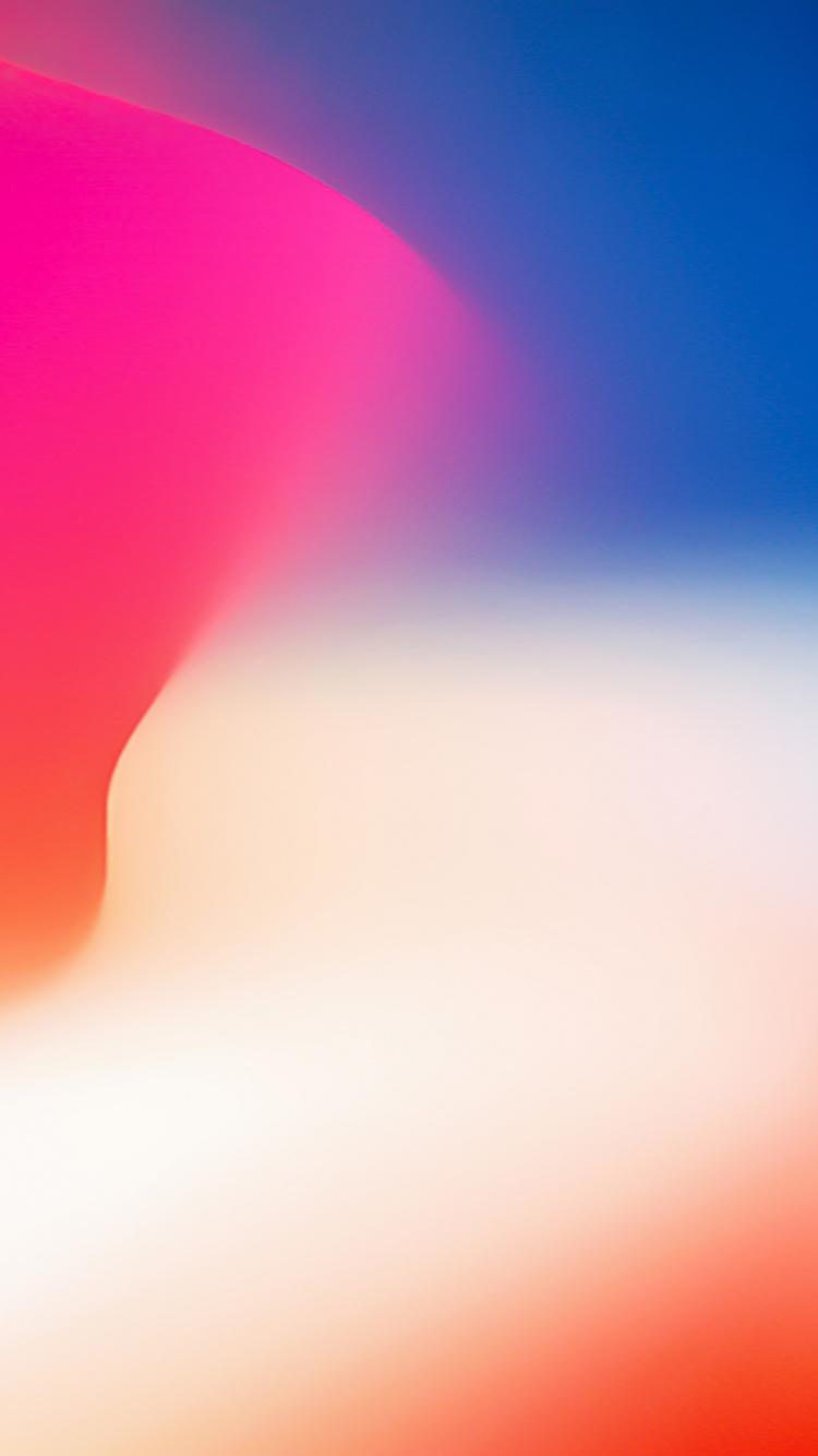 Download 750x1334 wallpaper iphone x, stock, colorful gradient