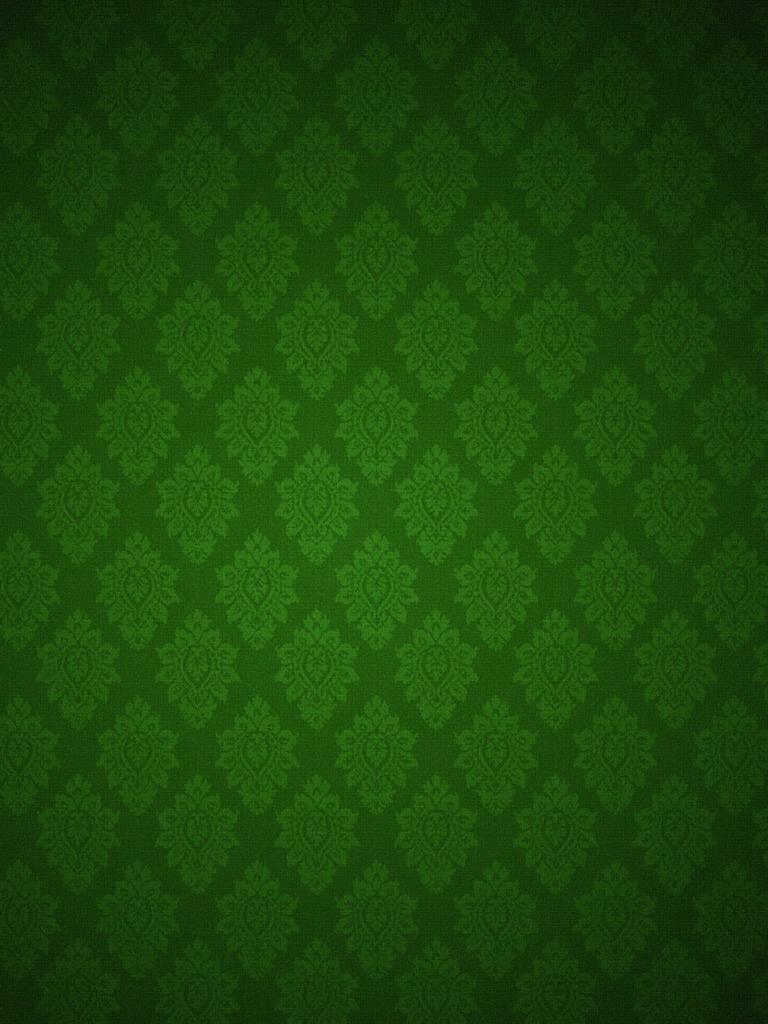 Download Background Green Floral Pattern Wallpaper iPad iPhone HD