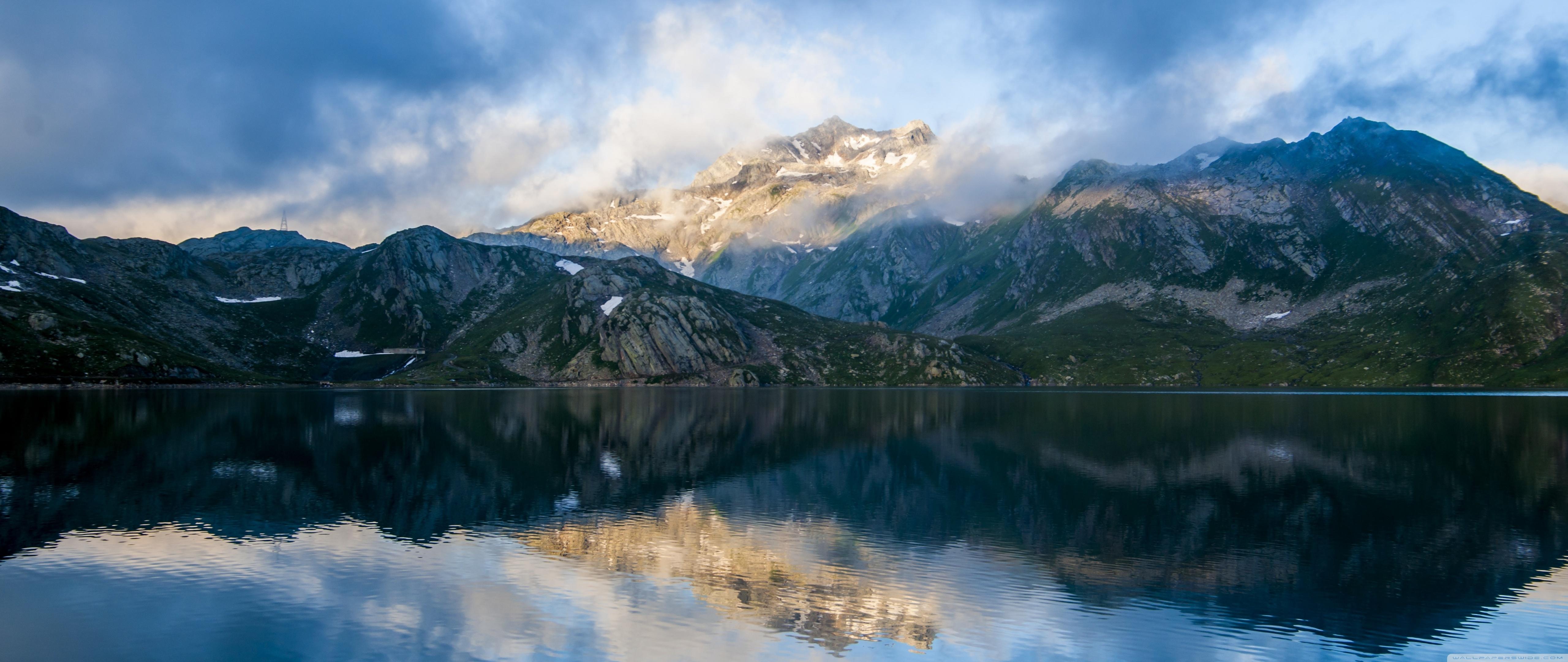 Mountain Lake ❤ 4K HD Desktop Wallpaper for 4K Ultra HD TV • Wide