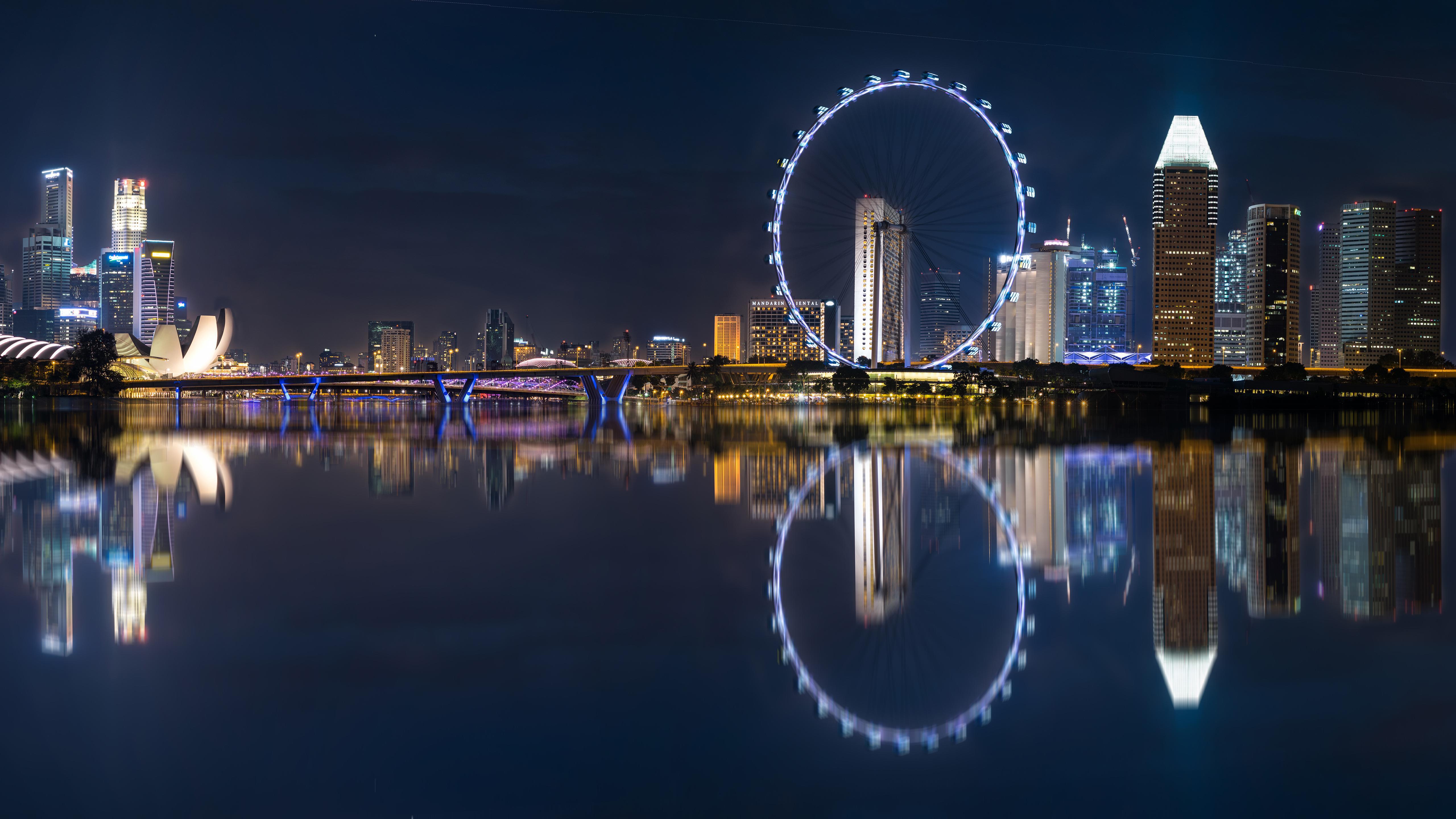 Marina Bay Sands 5k Retina Ultra HD Wallpaper. Background Image