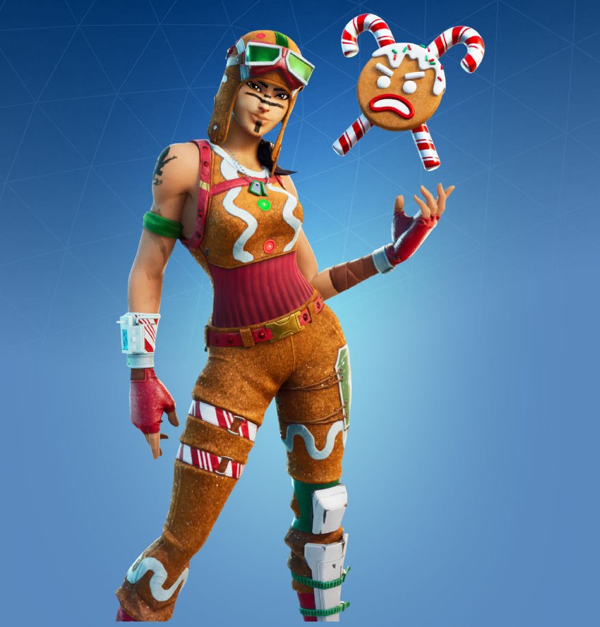 Gingerbread Raider Fortnite wallpaper