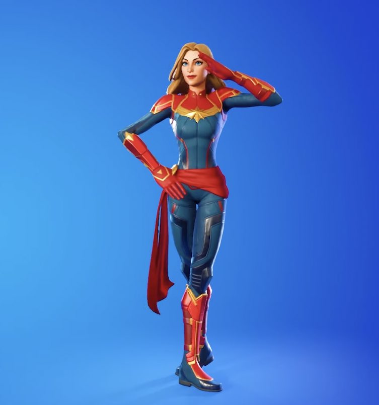 Captain Marvel Fortnite wallpaper