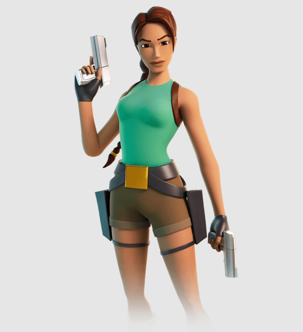 Lara Croft Fortnite wallpaper
