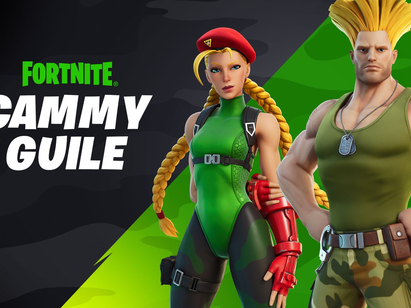 Street Fighter's Guile and Cammy are coming to Fortnite