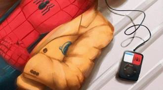 Spider man plugged in