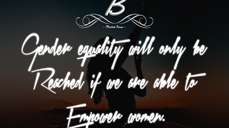Gender equality will only be reached if we are able to empower women. 
