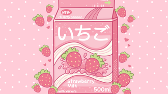Kawaii Strawberry Milk