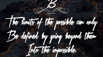 The limits of the possible can only be defined by going beyond them into the impossible. 