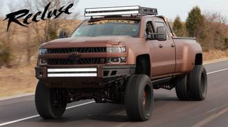 Lifted GMC Mate Brown