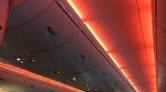 pink airplane light