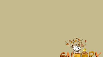 Snoopy thanks giving wallpaper- laptop #1