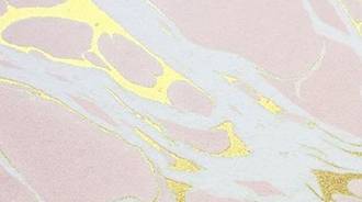 aesthetic pink, white and gold marble