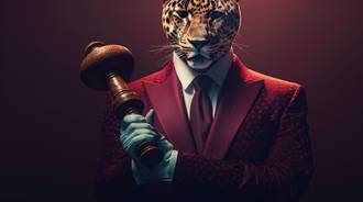 Leopard as Judge Artwork