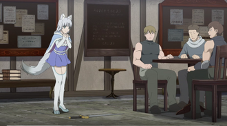 Arctic fox anime girl
