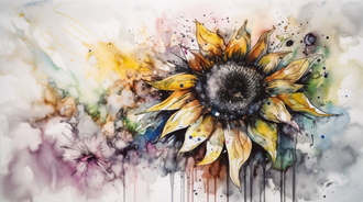 Happy Sunflower Wallpaper