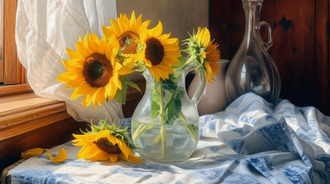 Happy Sunflower Wallpaper