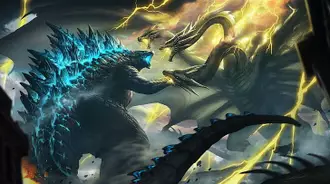 Godzilla vs King Ghidorah 4k hd ultra wallpaper