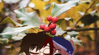Me and Dilan under the Mistletoe!!! (first KISS)