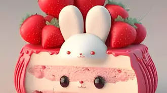 Bunny Cheesecake, Kawaii