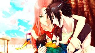 me and my wife and my son :3