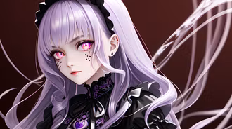 Amethyst Shadow | Dark Royal Maid Aesthetic