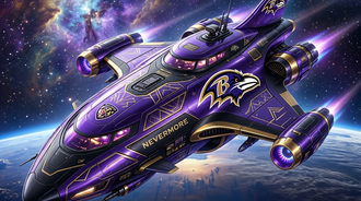 Baltimore Ravens Spaceship
