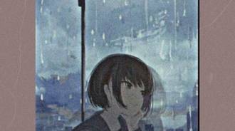 sad anime girl 