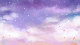 Purple galaxy sky