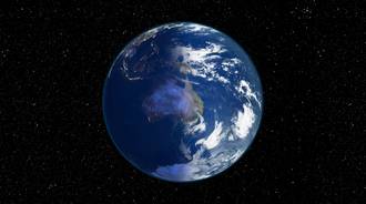 earth in space