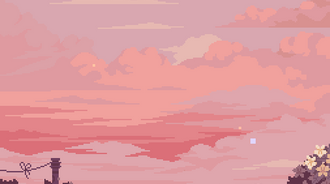 This is another aesthetic background and has buildings at the side of the background and has beautiful pink clouds :)  