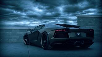 Gray Lamborghini