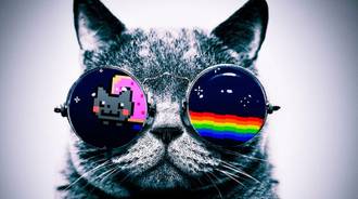 Rainbow cat!!!