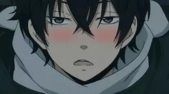 Cute Blushing Anime Boy