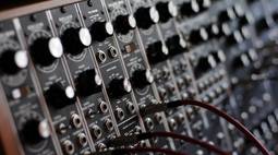 modular synthesizer wallpaper