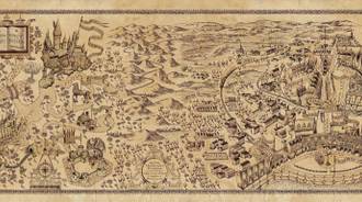 Hogwarts map wallpaper