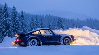 Porsche winter wallpaper