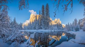 nature winter 4k wallpaper
