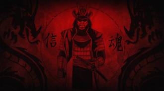 red samurai 4k wallpaper