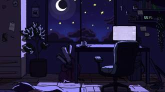 night anime aesthetic scenery wallpaper