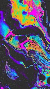 iPhone psychedelic wallpaper