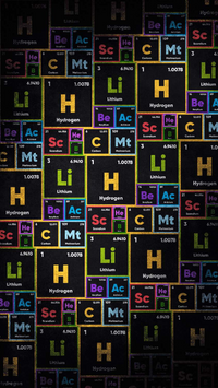 periodic table iPhone wallpaper