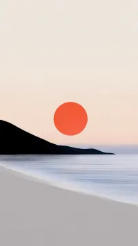 minimalist phone landscape wallpaper