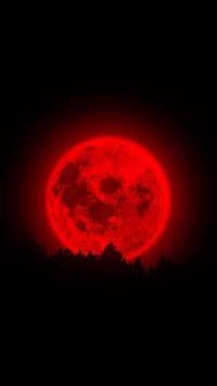super moon phone wallpaper