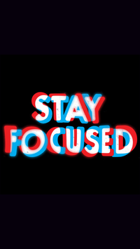 stay focused iPhone wallpaper
