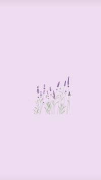 spring minimalist purple wallpaper